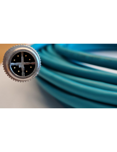 M12X han til RJ45 CAT6A...