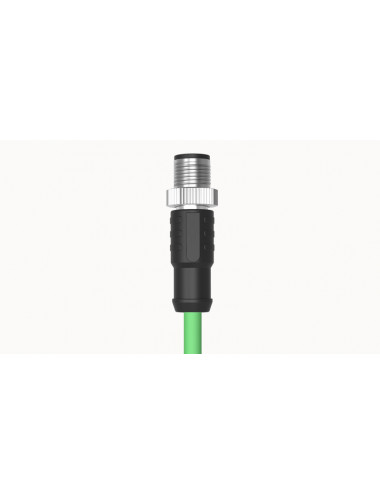 M12 han til M12 han, 4-pin...